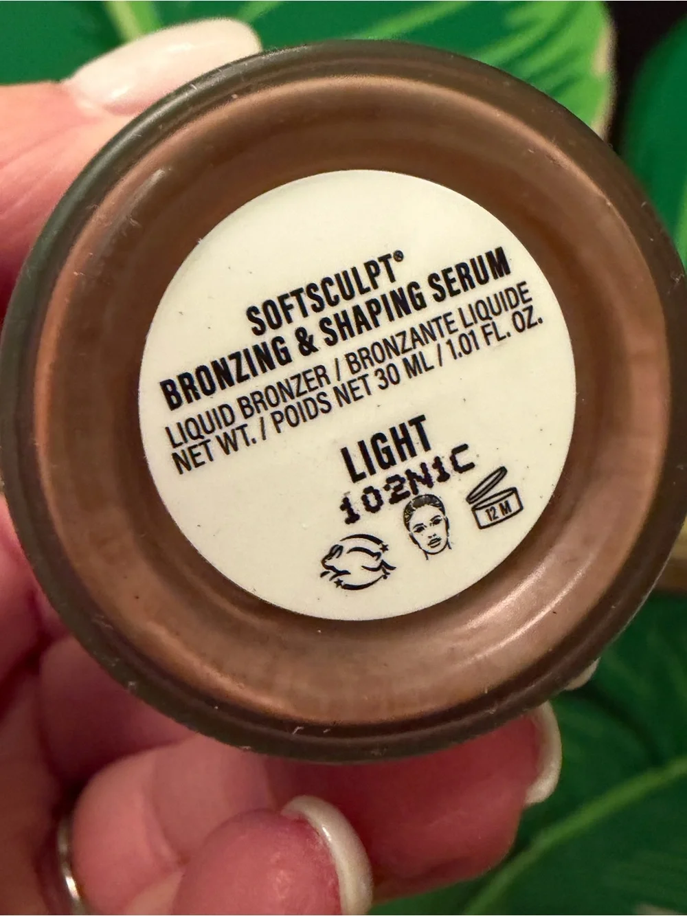 NWT Makeup By Mario SoftSculpt Bronzing Shaping Serum Light 1.01 oz